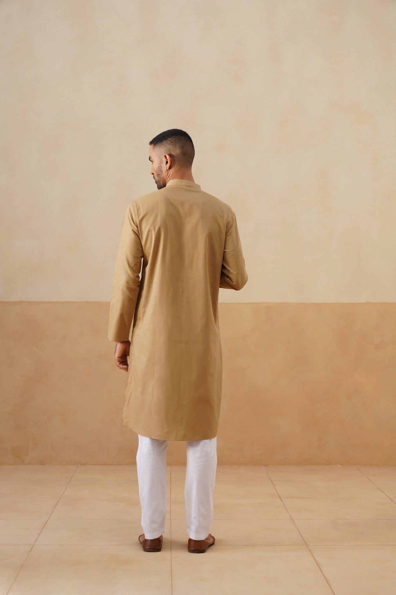 Golden Beige Kurta