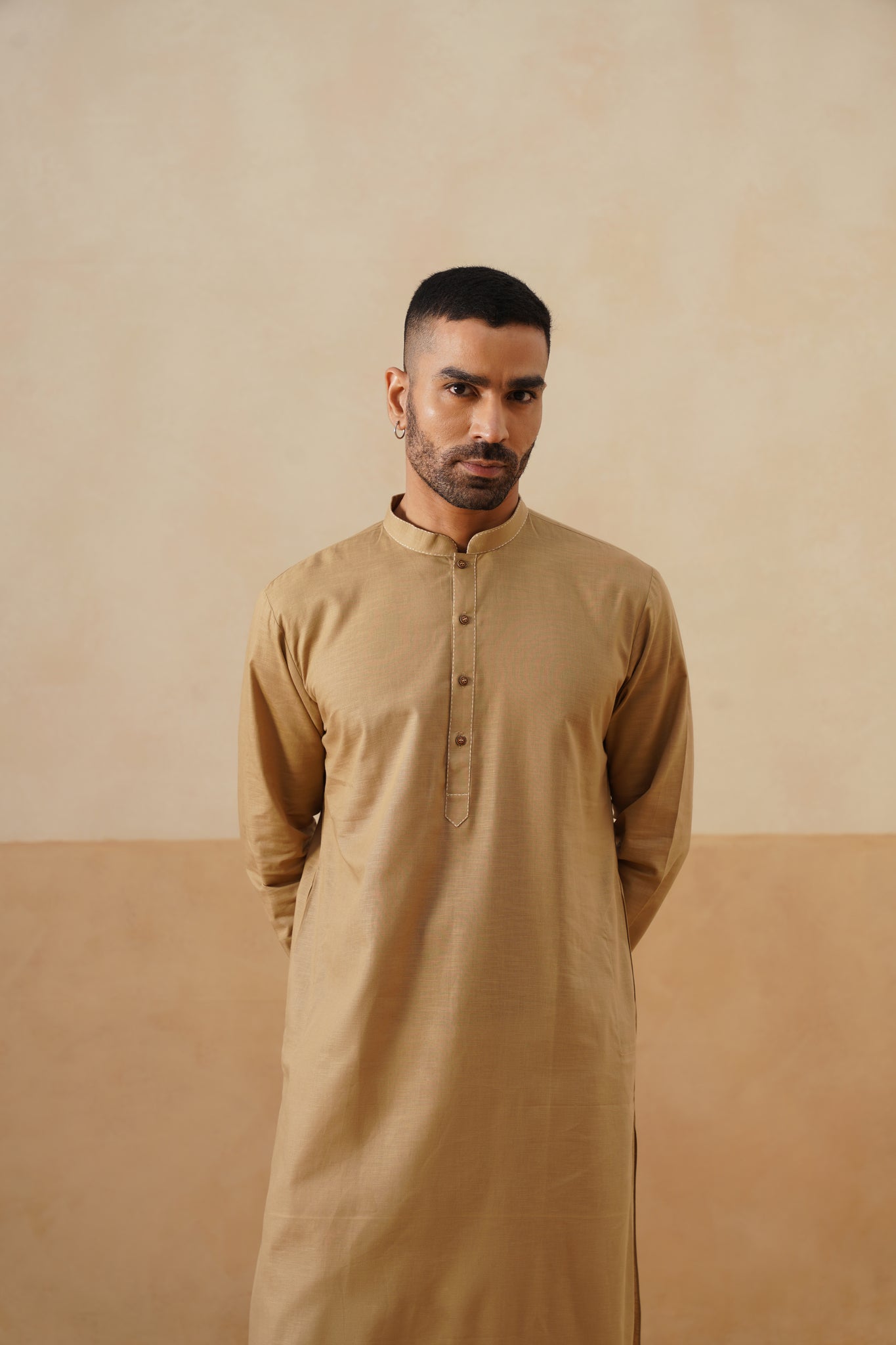Golden Beige Kurta