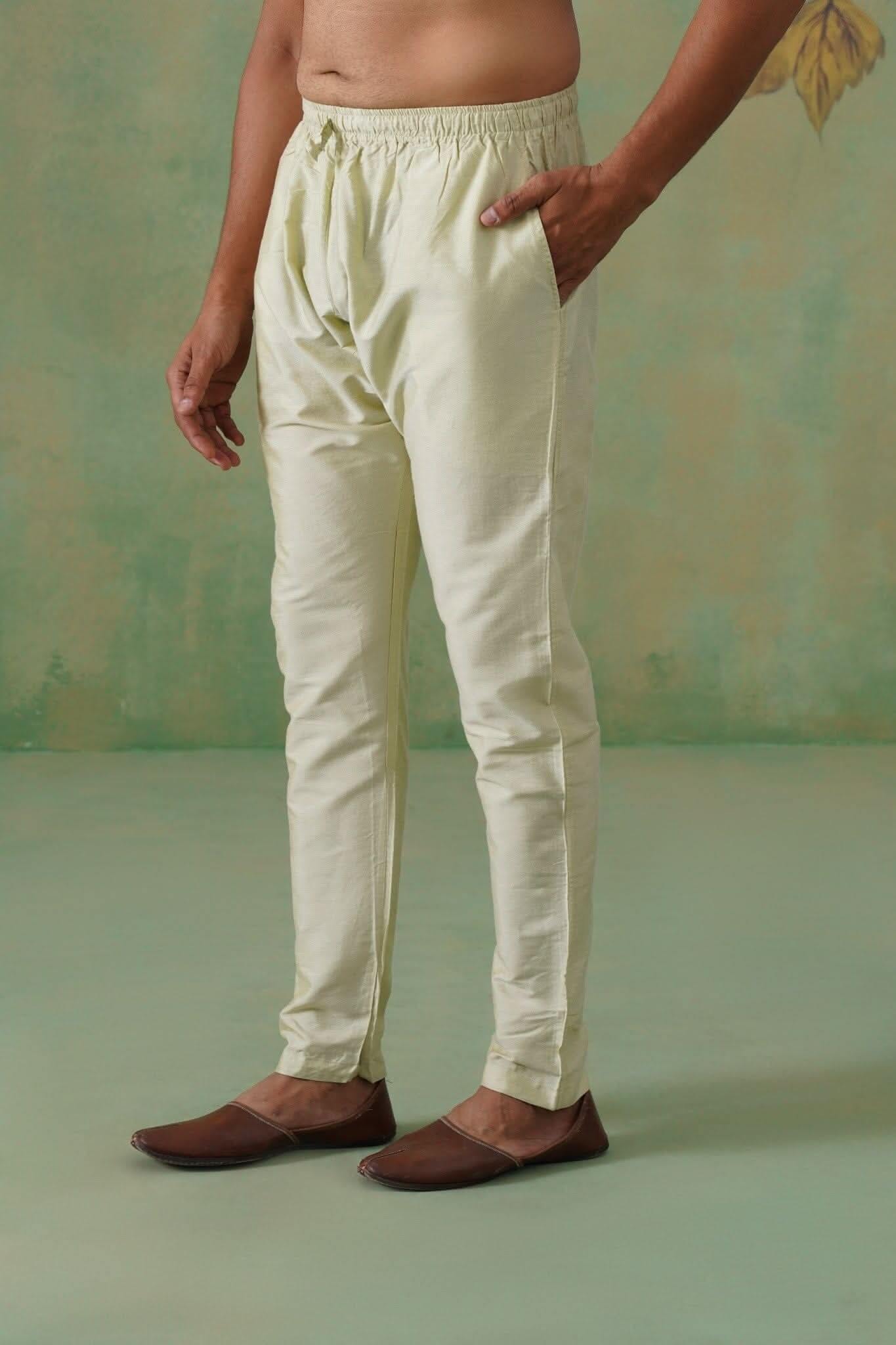Light Gold Churidar Pajama