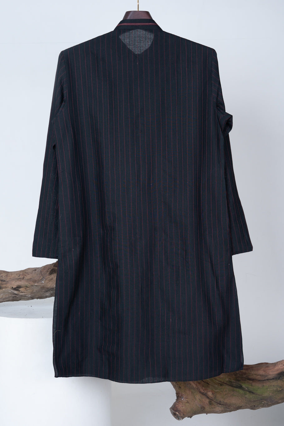 Black Pintex Kurta Set