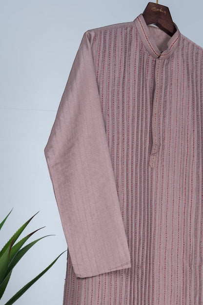 Bown Kantha Stripe Kurta Set