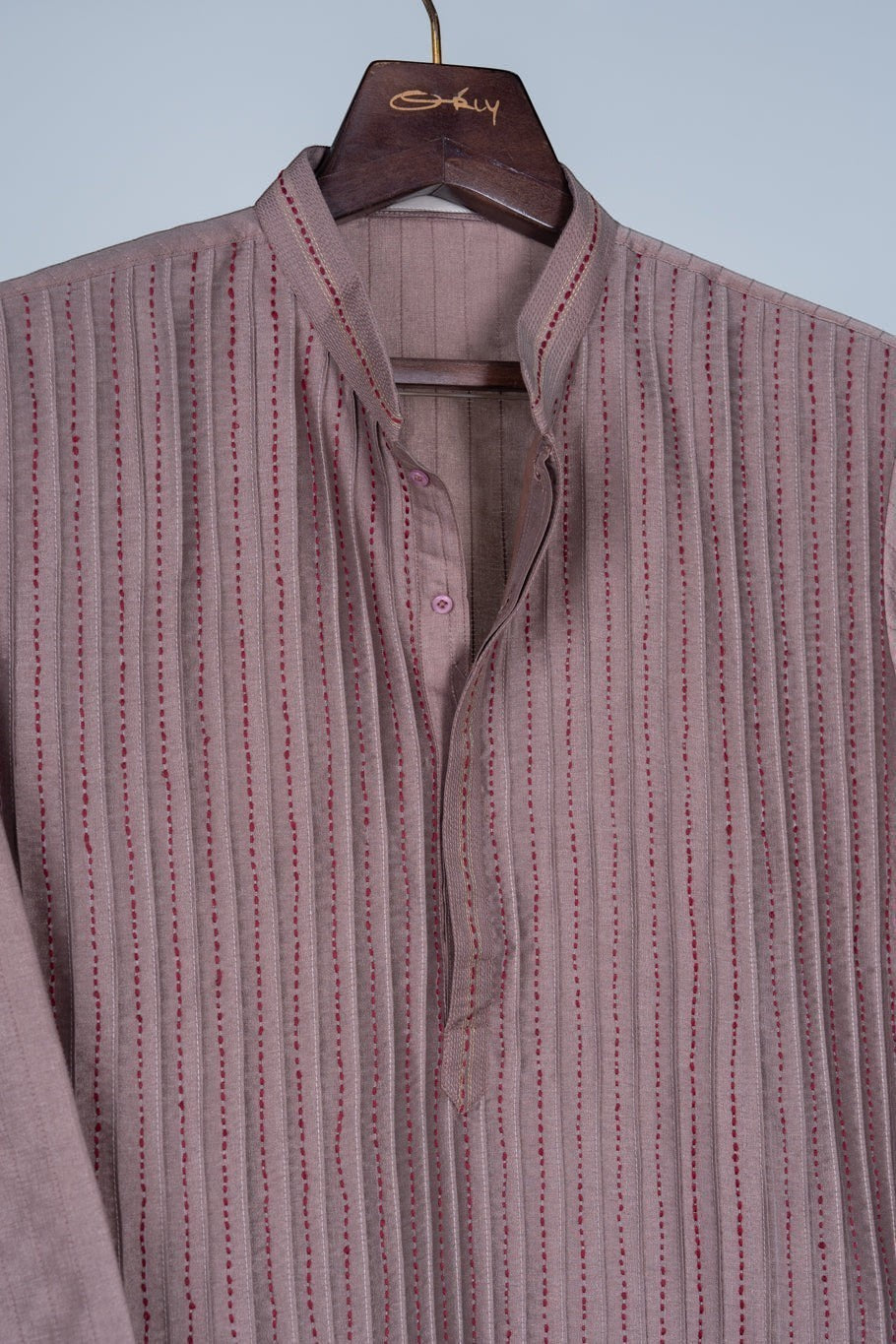 Bown Kantha Stripe Kurta Set