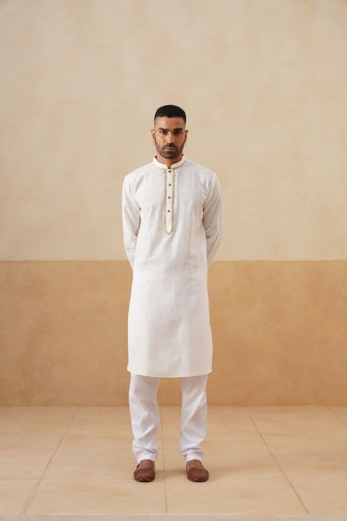 Cream Cotton Kurta