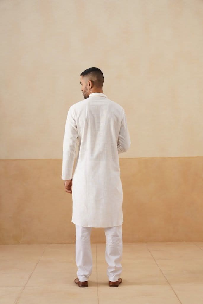 Cream Cotton Kurta
