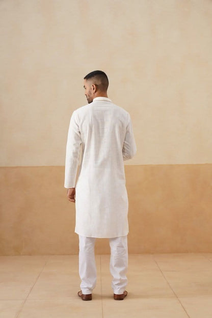 Cream Cotton Kurta