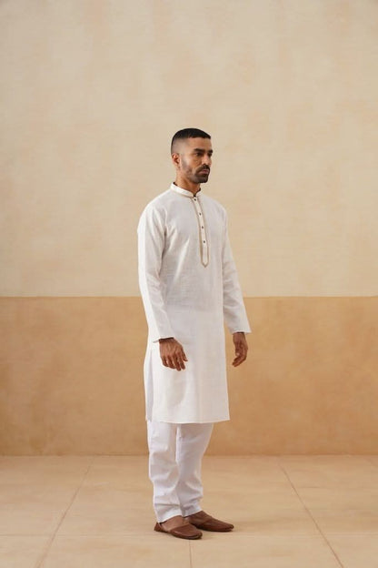 Cream Cotton Kurta