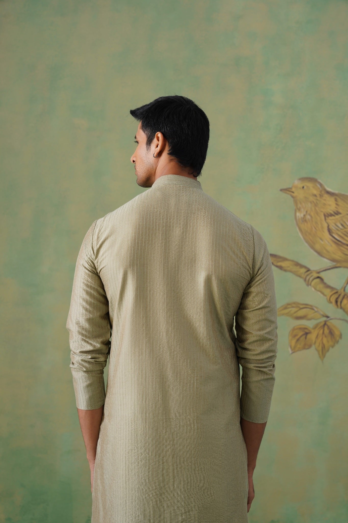 Sage Green Pintex Kurta Set