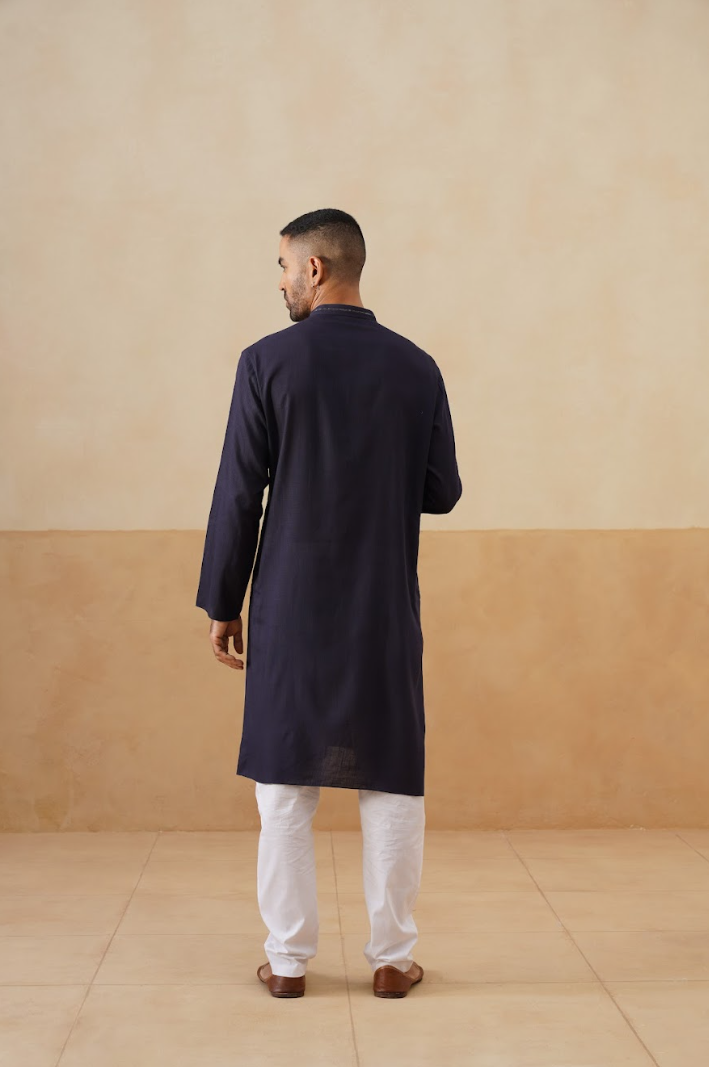 Midnight Blue Kurta