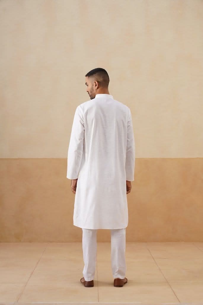 White Cotton Kurta