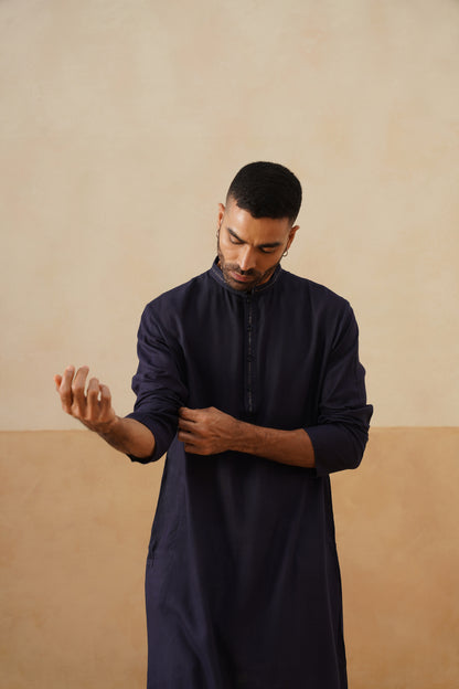 Midnight Blue Kurta