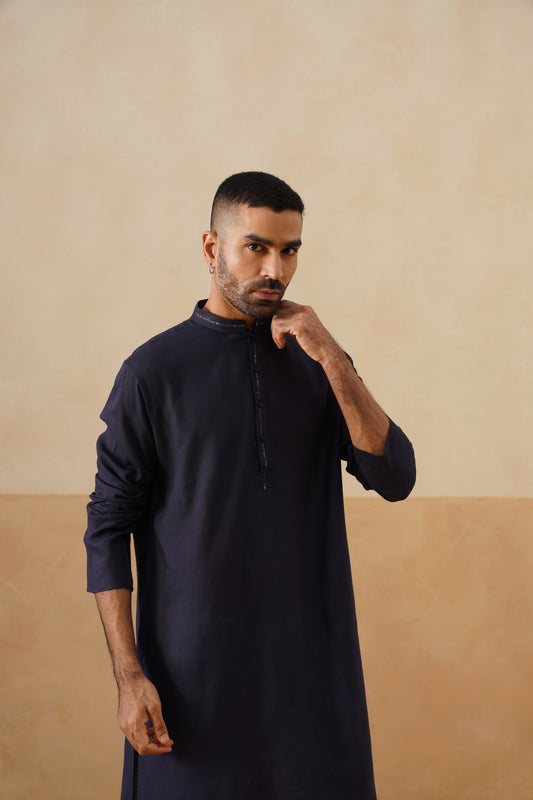 Midnight Blue Kurta