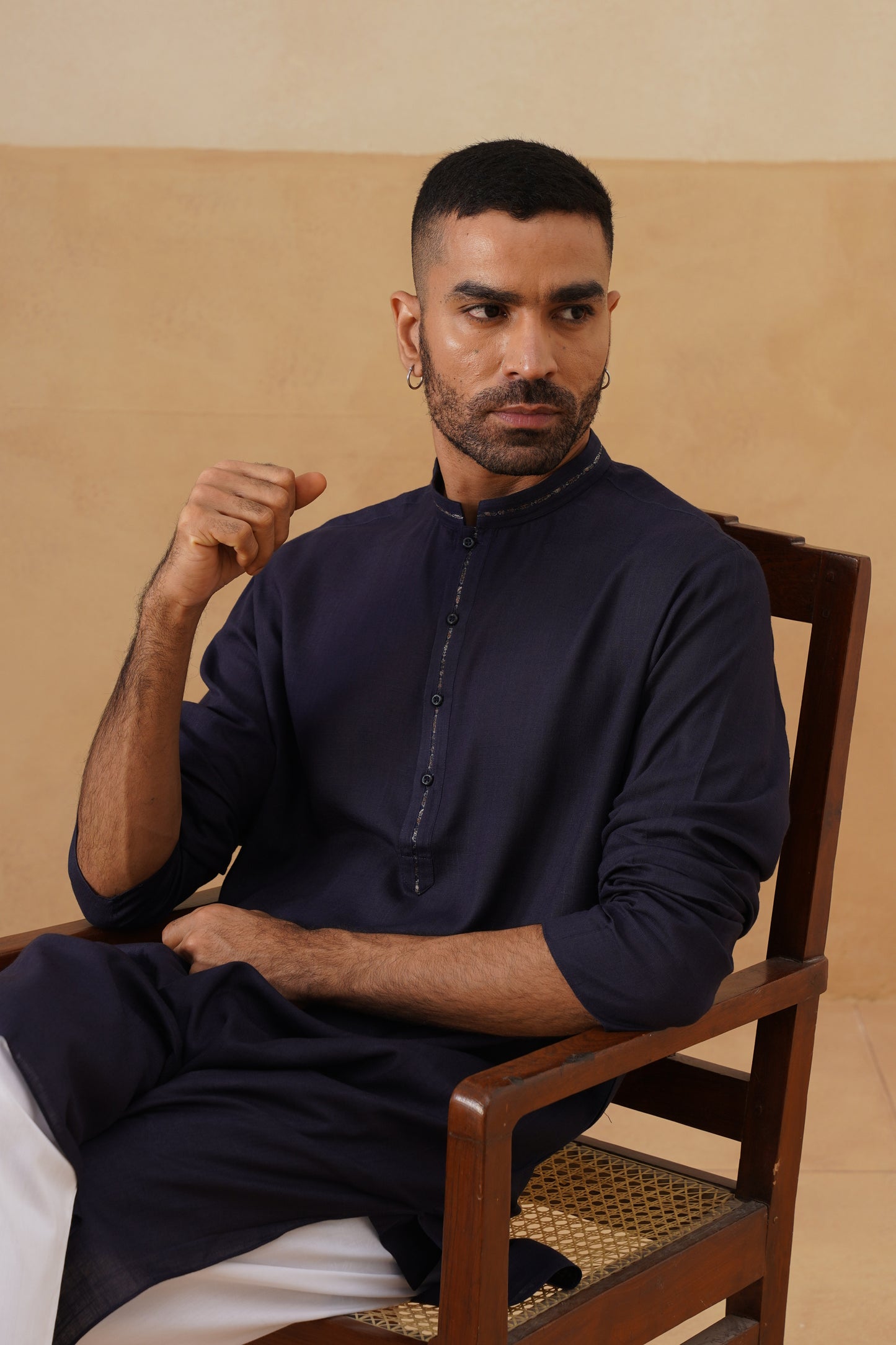Midnight Blue Kurta